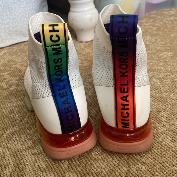 Michael Kors Rainbow Sneakers 🌈 - Picture 3 of 7
